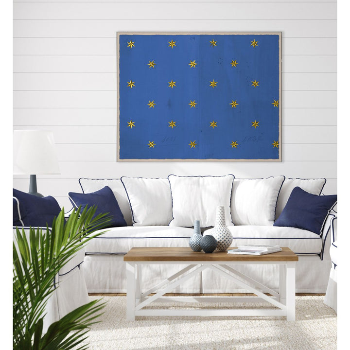 PM-23-0253 Paule Marrot, Etoile - Blue detail by Soicher Marin