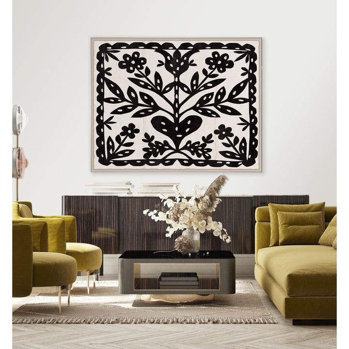 PM-23-0256 Paule Marrot, Black Flower detail by Soicher Marin