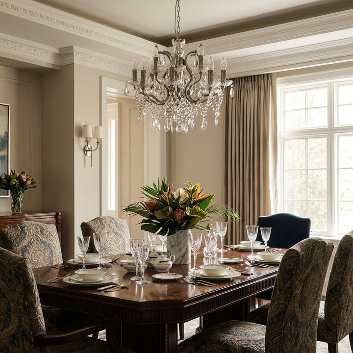 Modern Crystal Caley Chandelier