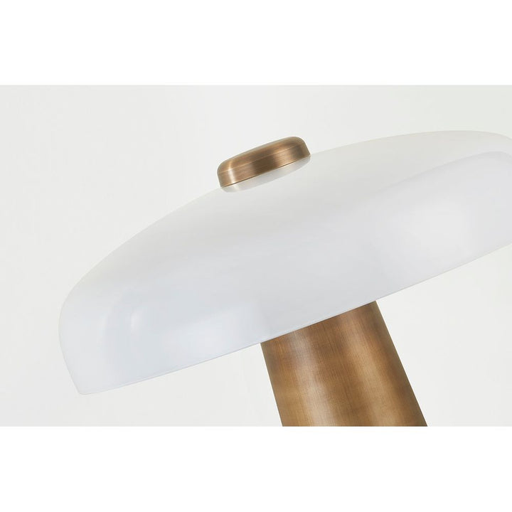 Table Lamps Lush Table Lamp - Patina Brass