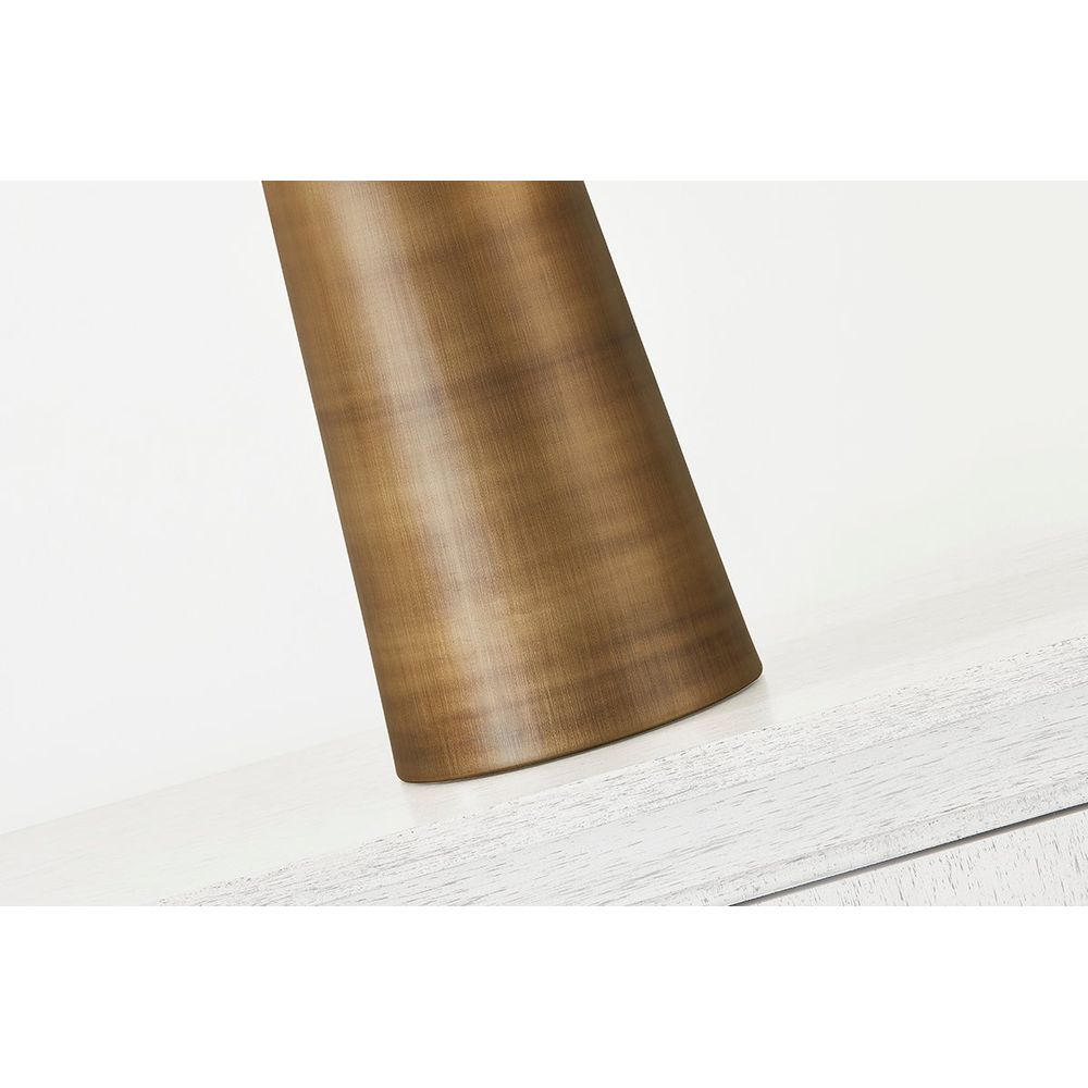 Table Lamps Lush Table Lamp - Patina Brass