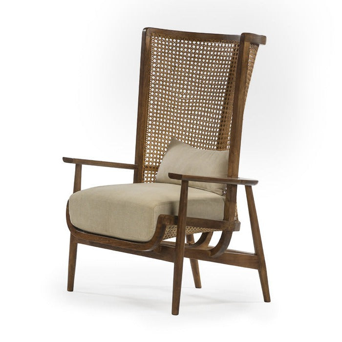 Wingman Lounge Chair - Linen-Union Home Furniture-UNION-LVR00205-Lounge Chairs-1-France and Son
