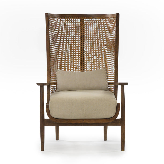 Wingman Lounge Chair - Linen-Union Home Furniture-UNION-LVR00205-Lounge Chairs-2-France and Son