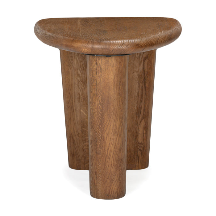 Laurel Solid Oak Wood Side Table-Union Home Furniture-UNION-LVR00267-Side Tables-2-France and Son