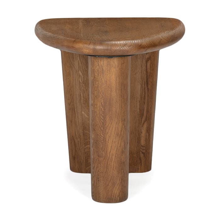 Laurel Solid Oak Wood Side Table – France & Son