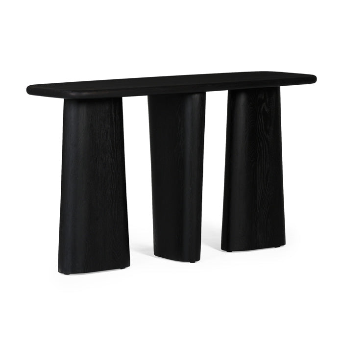 Laurel Console Table-Union Home Furniture-UNION-LVR00268-Console TablesNatural Oil Charcoal-1-France and Son