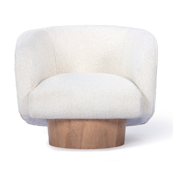 Rotunda Chair-Union Home Furniture-UNION-LVR00748-Lounge ChairsWhite Boucle-8-France and Son