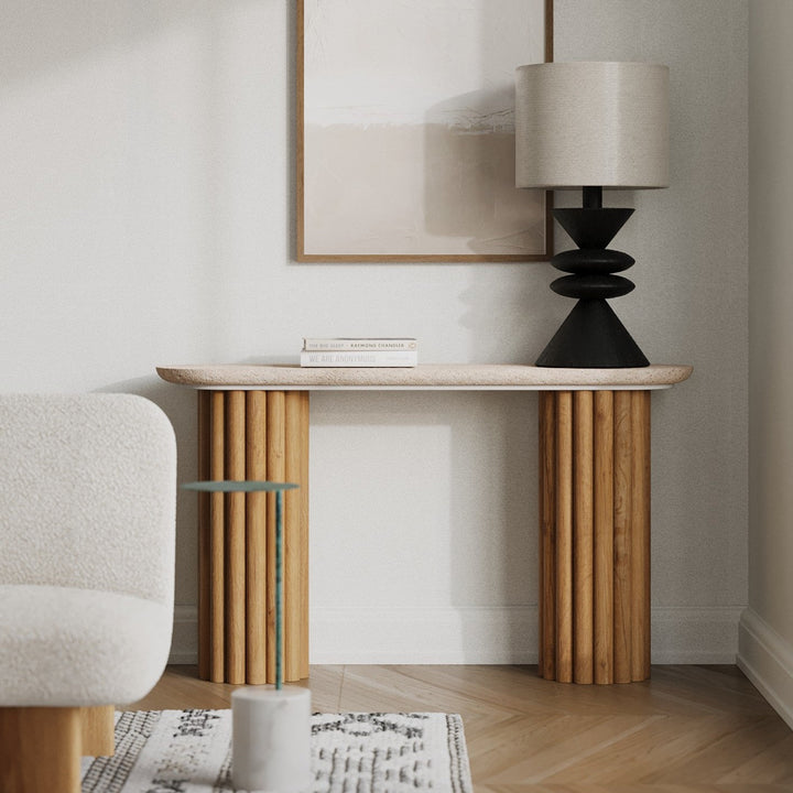 Lyla Console Table - Natural - view 2