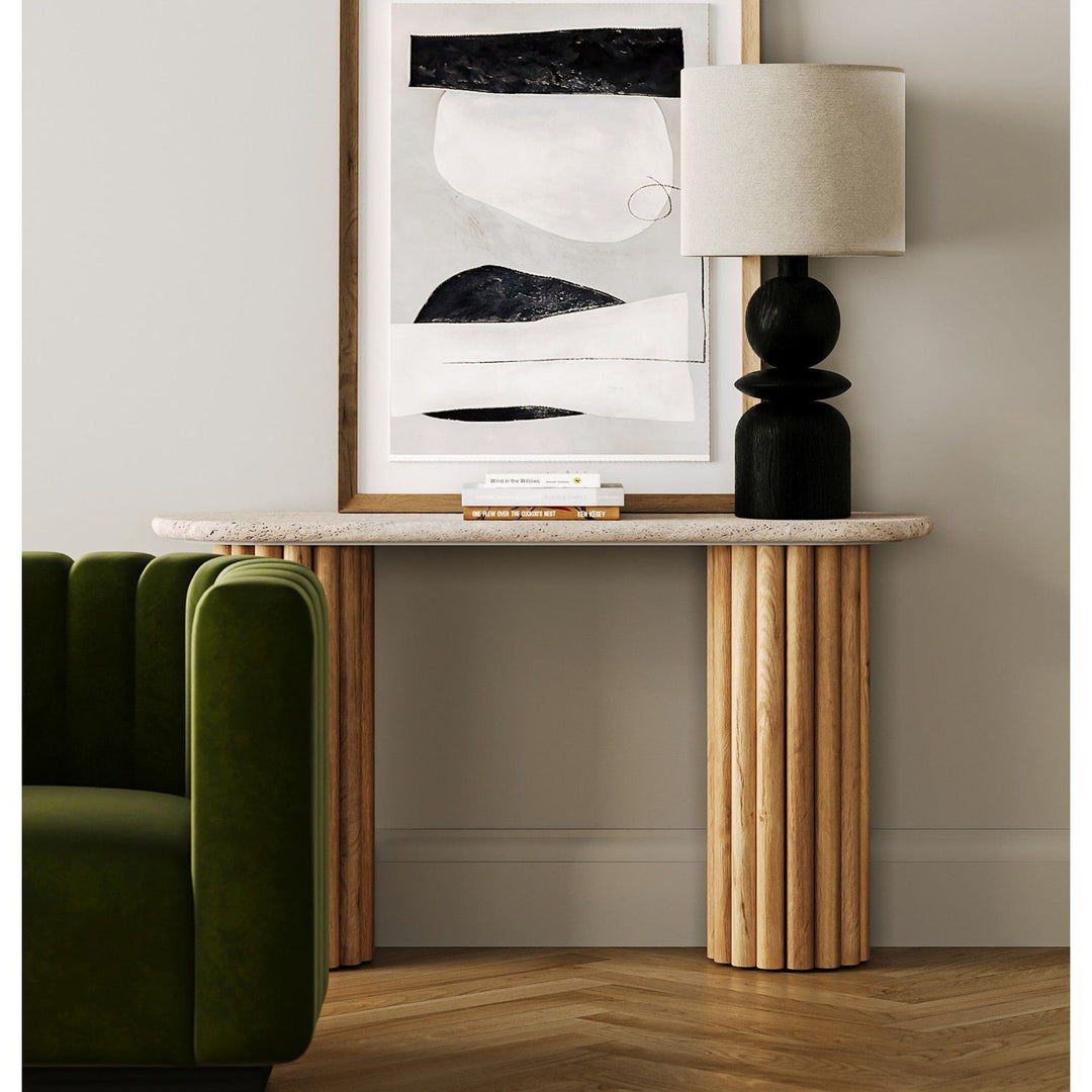 Lyla Console Table - Natural - view 7