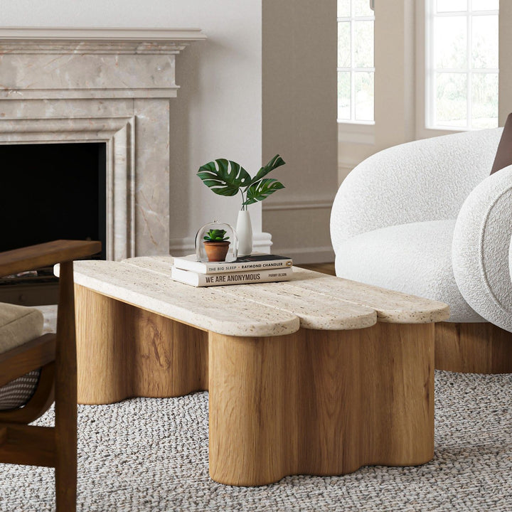 Plank Coffee Table - Natural - view 2
