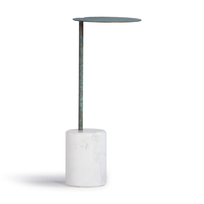 Side Tables Lily Drink Table Small - Green Patina