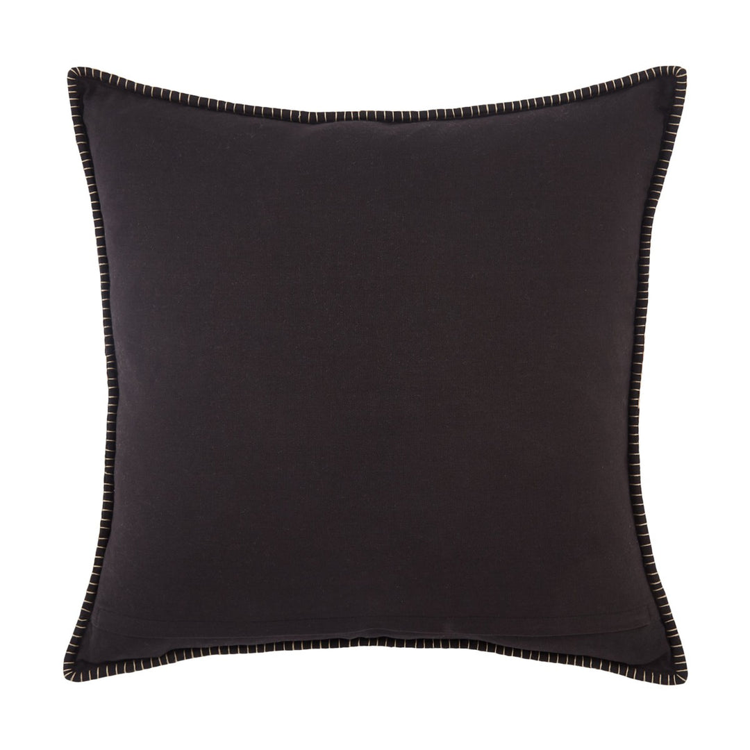 Jaipur Living Beaufort Solid Dark Gray/ White Pillow Cover (26" Square)