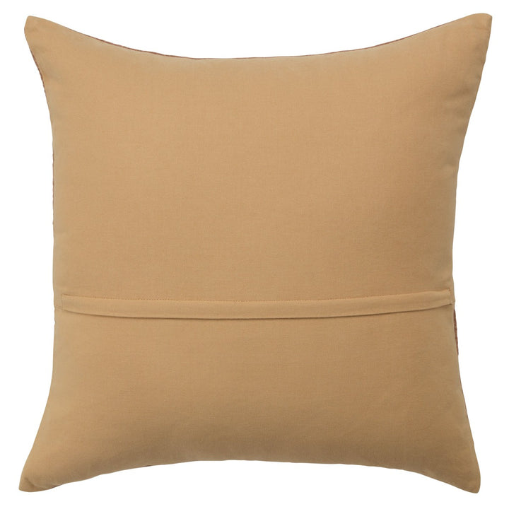 Jaipur Living Trenton Striped Terracotta/ Beige Down Pillow (20" Square)