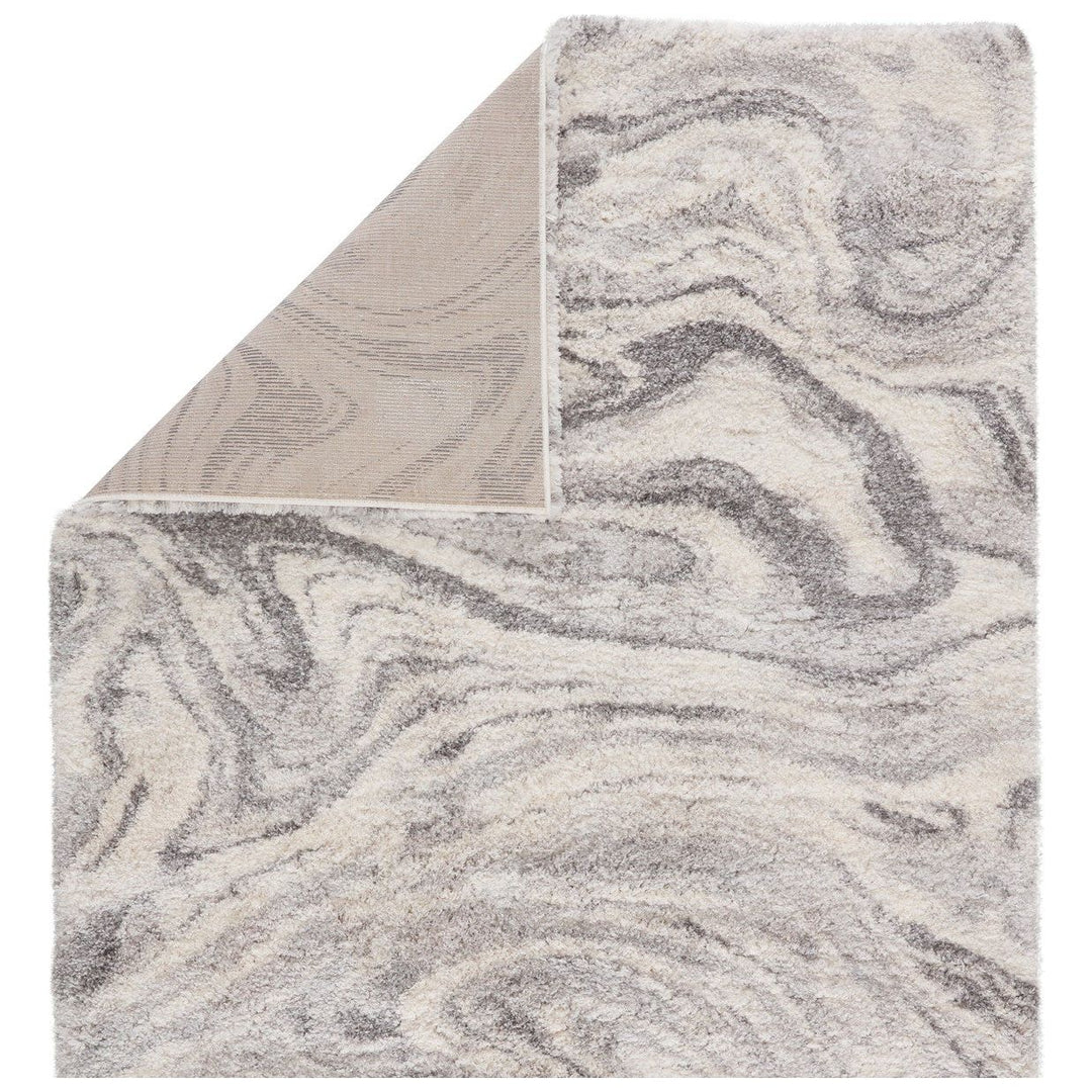 Jaipur Living Crescendo Abstract Gray/ Ivory Area Rug (5'3"X7'7")