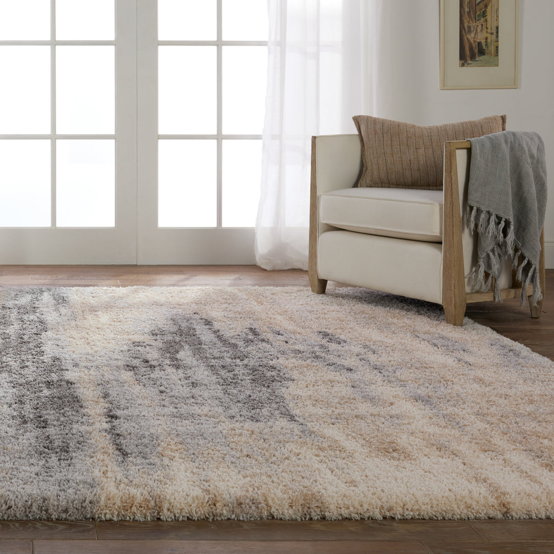 Jaipur Living Triton Abstract Gray/ Cream Area Rug (8'10"X11'9")