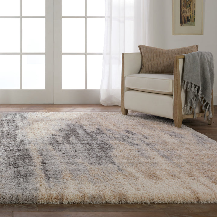 Jaipur Living Triton Abstract Gray/ Cream Area Rug (8'10"X11'9")