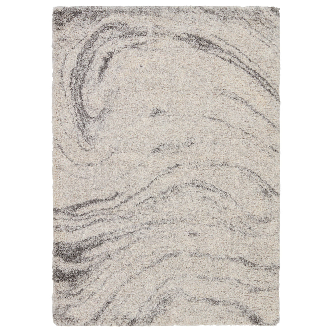 Jaipur Living Windsor Abstract Gray/ Cream Area Rug (5'3"X7'7")