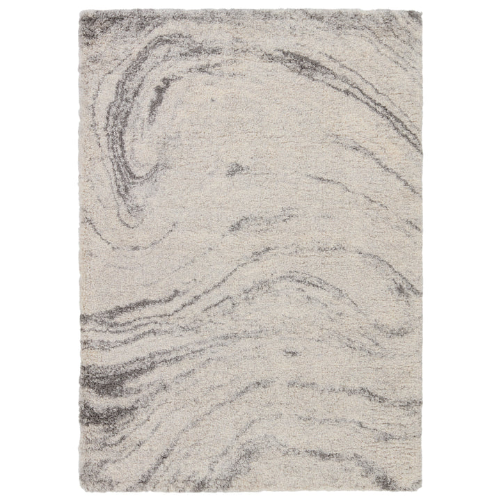 Jaipur Living Windsor Abstract Gray/ Cream Area Rug (5'3"X7'7")