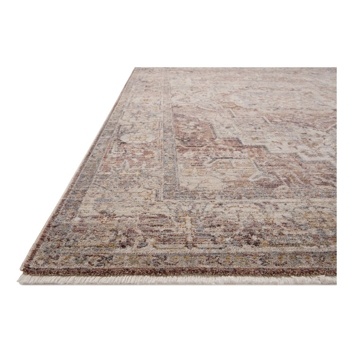 Loloi Lyra Berry / Stone 2'-7" x 8'-0" Runner Rug