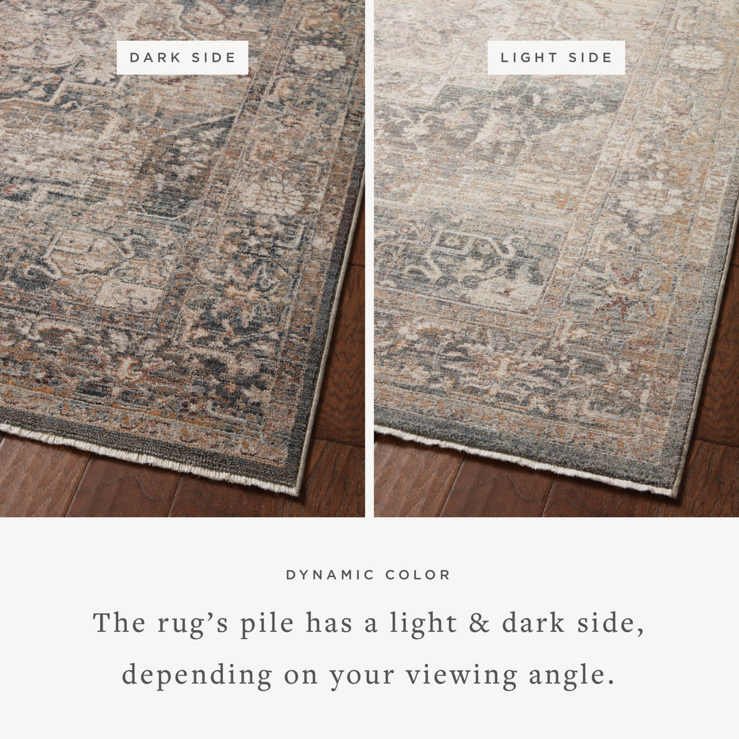 Loloi Lyra Denim / Sand 2'-3" x 3'-10" Accent Rug