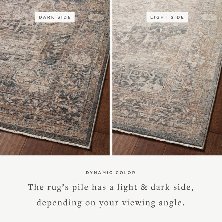 Loloi Lyra Denim / Sand 2'-3" x 3'-10" Accent Rug