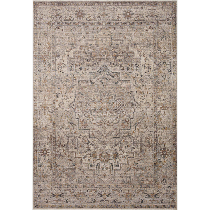 Loloi Lyra Natural / Gold 18" x 18" Sample Rug