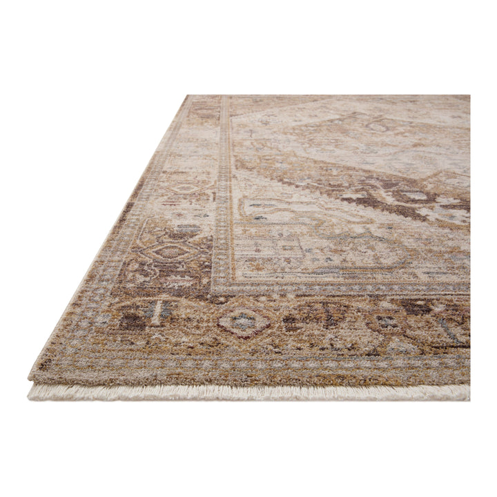 Loloi Lyra Natural / Mocha 2'-7" x 12'-0" Runner Rug