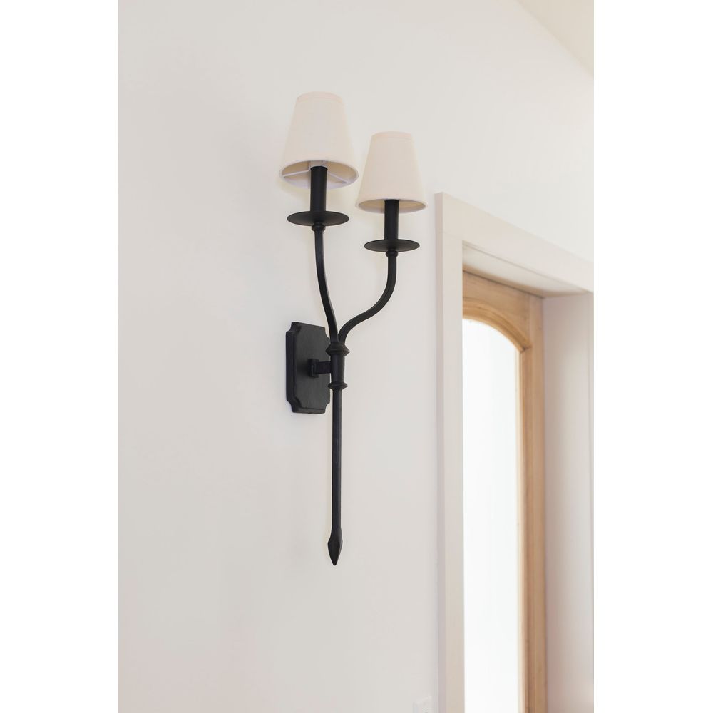 Wall Lighting La Brea Wall Sconce - Textured Iron