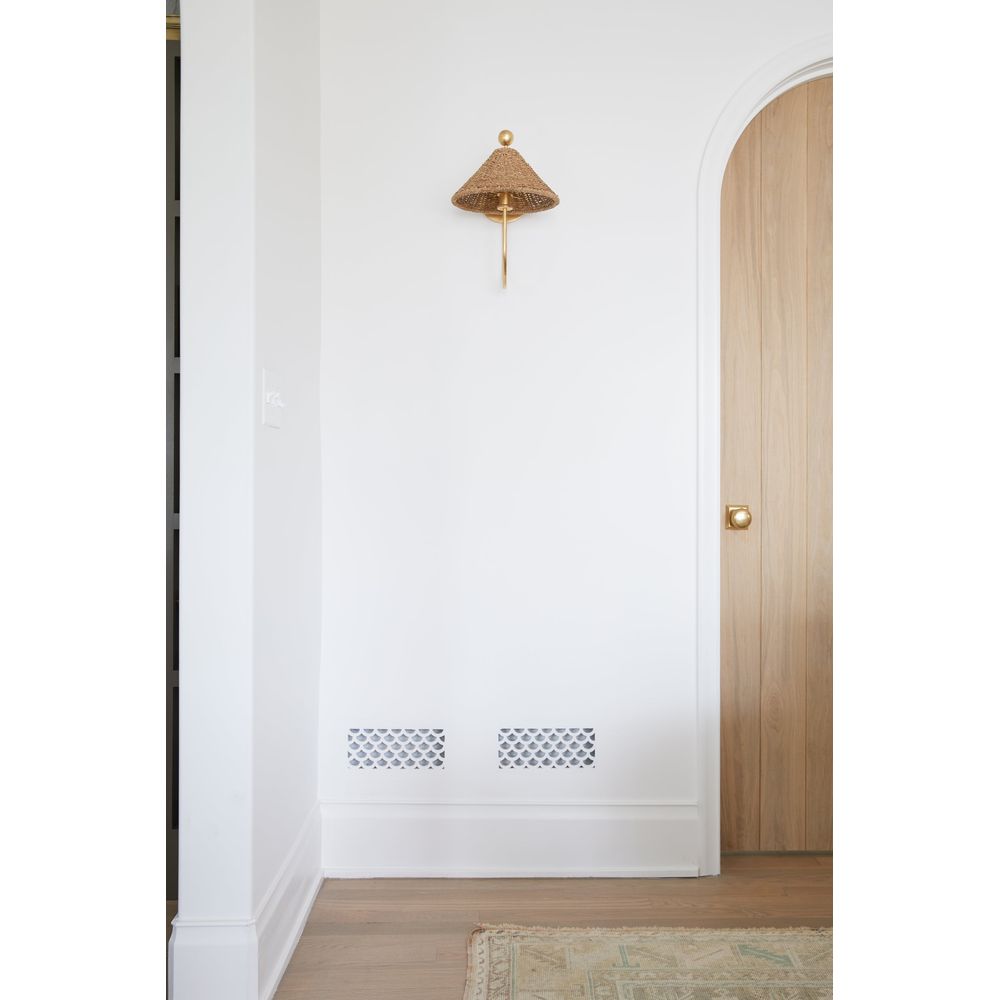 Wall Lighting Layton Wall Sconce - Vintage Gold Leaf