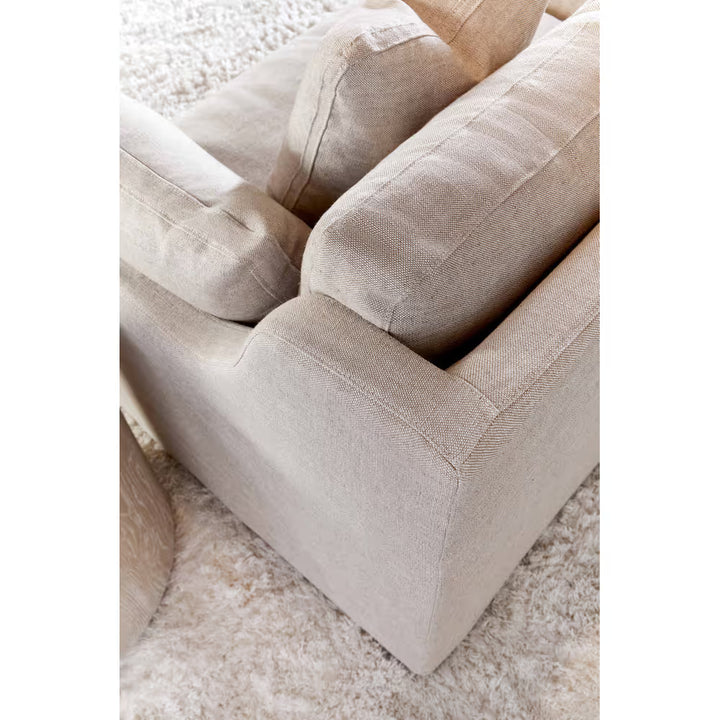 Lena 95" Slope Arm Slipcover Sofa