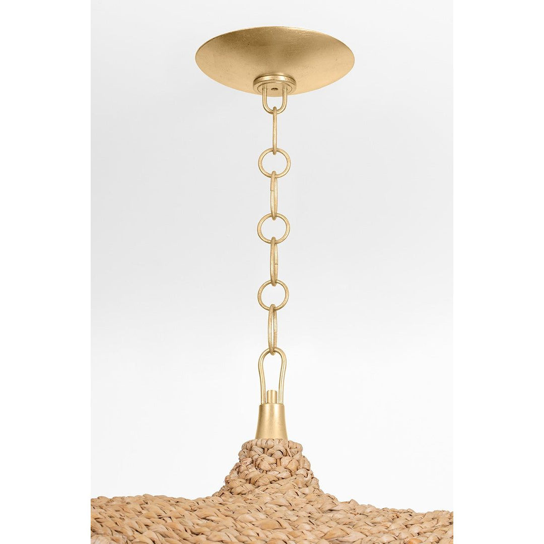 Levene Chandelier - Vintage Gold Leaf