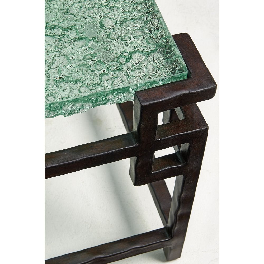 Hermes Reef Glass Top Cocktail Table - Sebana