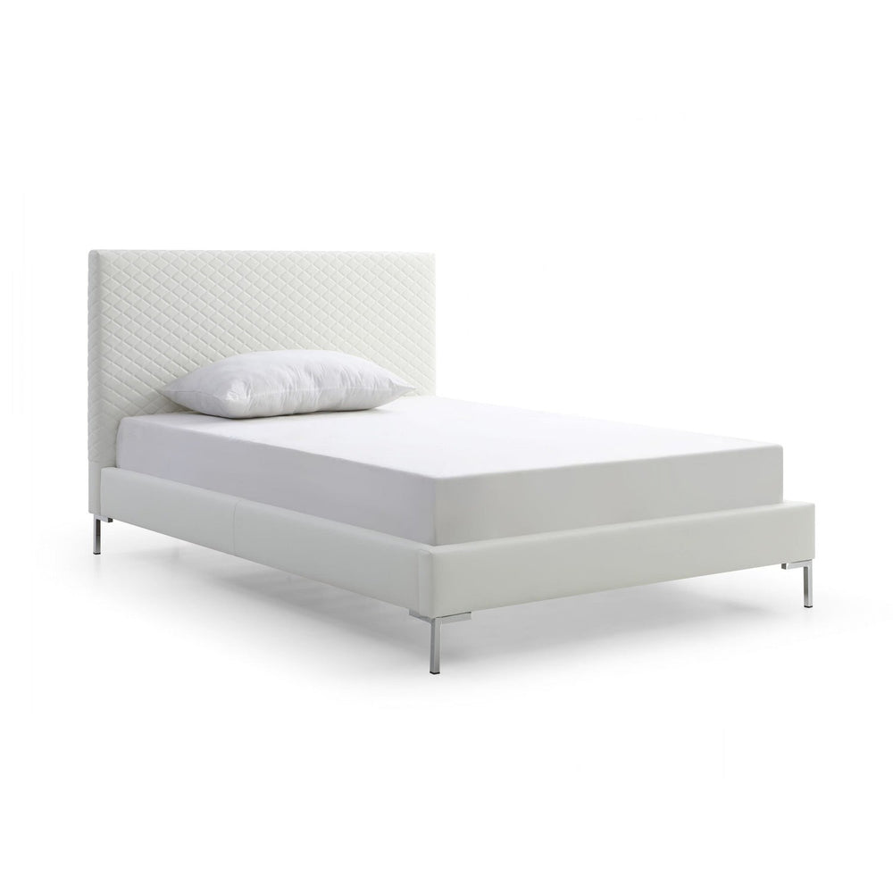 Liz Full Bed-Whiteline Modern Living-WHITELINE-BF1689P-DGRY-BedsDark Grey-2-France and Son