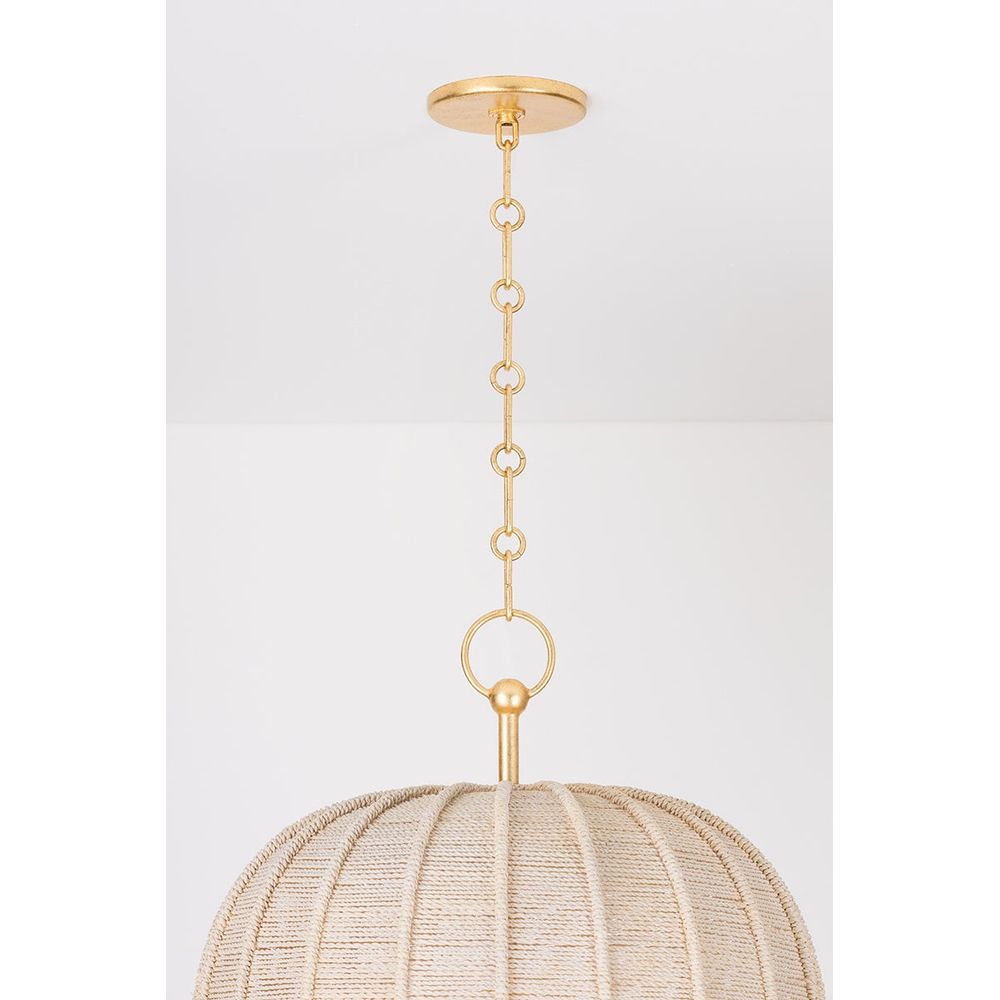 Pendants Lonnie Pendant - Vintage Gold Leaf - Large
