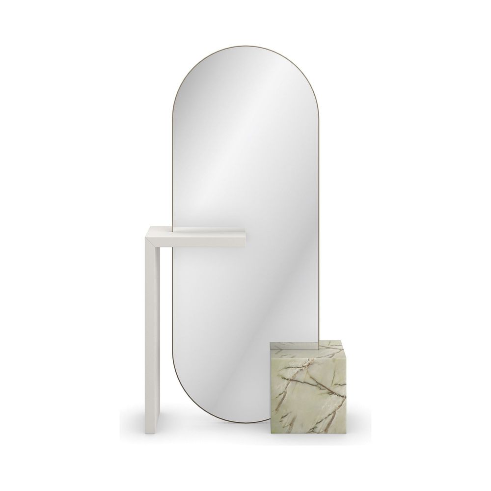 Standing Mirrors Monte Carlo Mirror - Bronze, Green, White