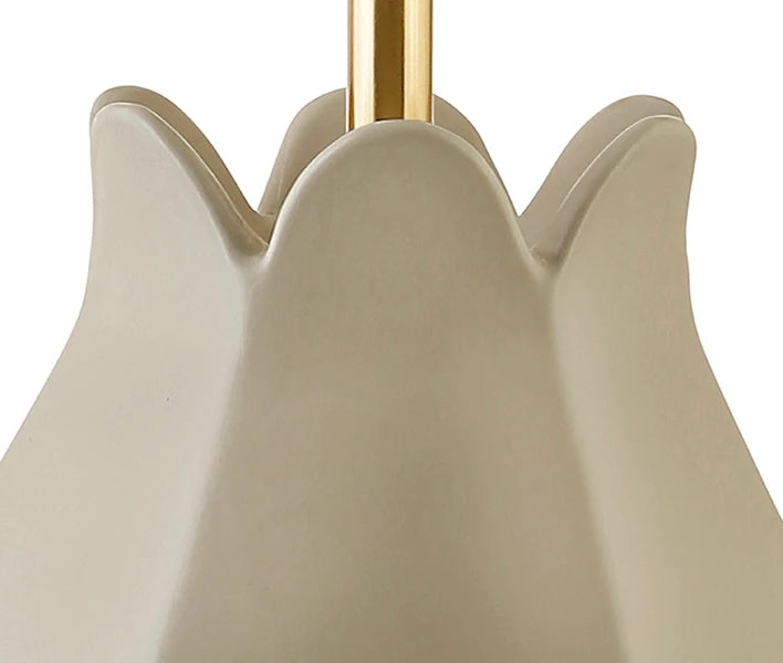Mae Organic Floral Inspired Ceramic Table Lamp