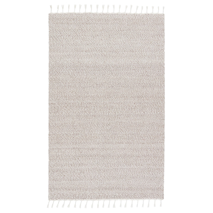 Jaipur Living Adria Indoor/ Outdoor Solid Cream/ Gray Runner Rug (3'X8')