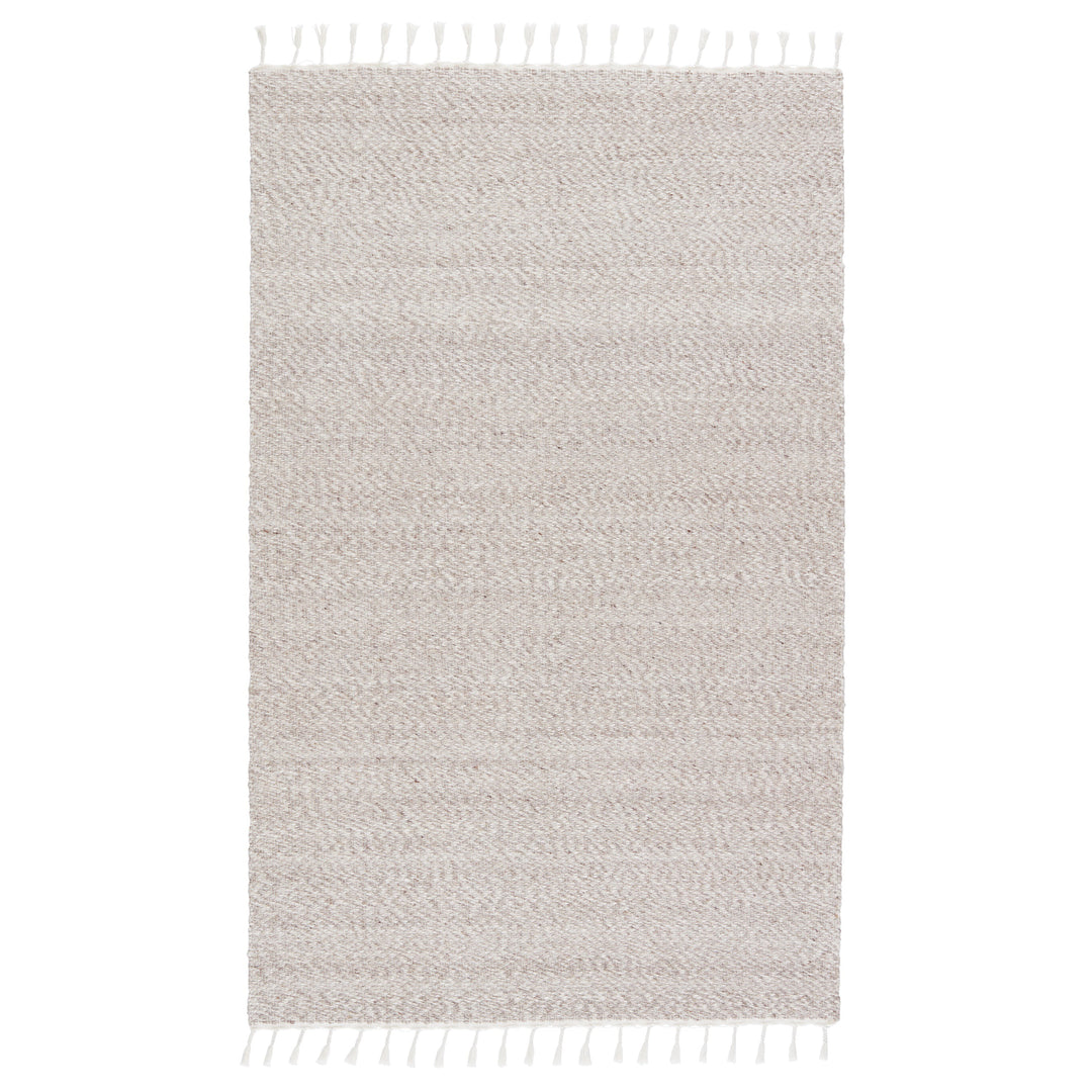 Jaipur Living Adria Indoor/ Outdoor Solid Cream/ Gray Area Rug (10'X14')