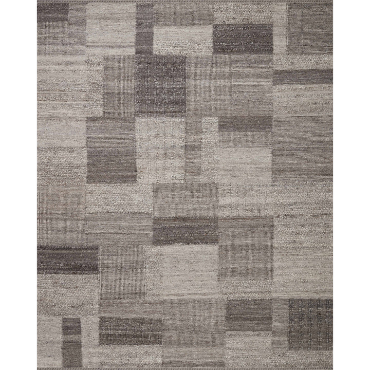 Loloi Manfred Charcoal / Dove 4'-0" x 6'-0" Accent Rug