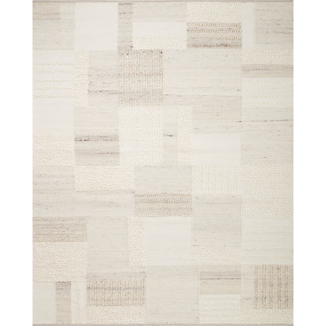 Loloi Manfred Ivory / Pebble 18" x 18"Sample Rug