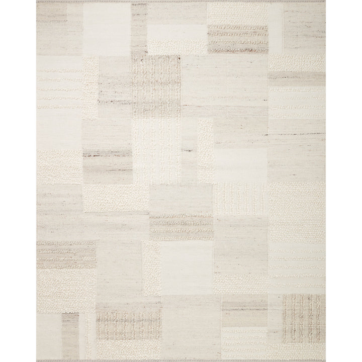 Loloi Manfred Ivory / Pebble 4'-0" x 6'-0" Accent Rug