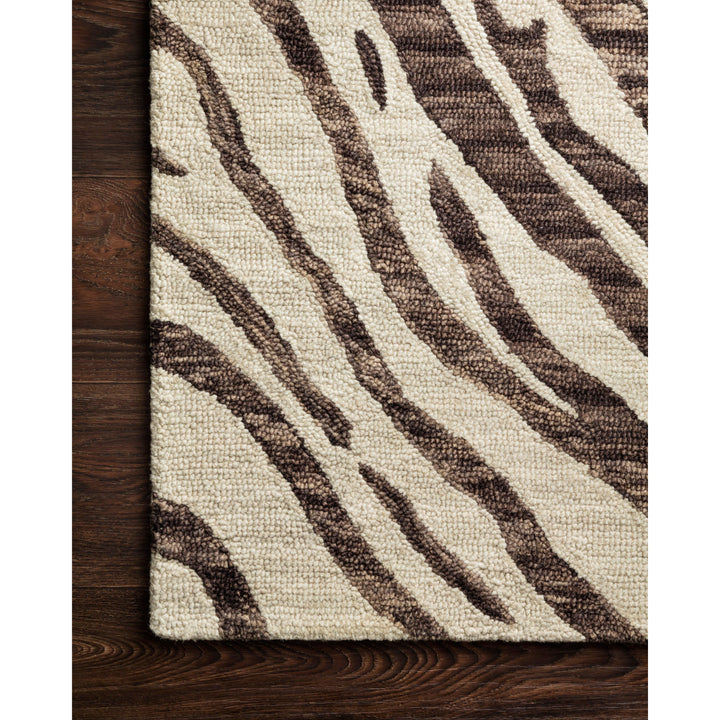 Loloi Masai Java / Ivory 18" x 18" Sample Rug