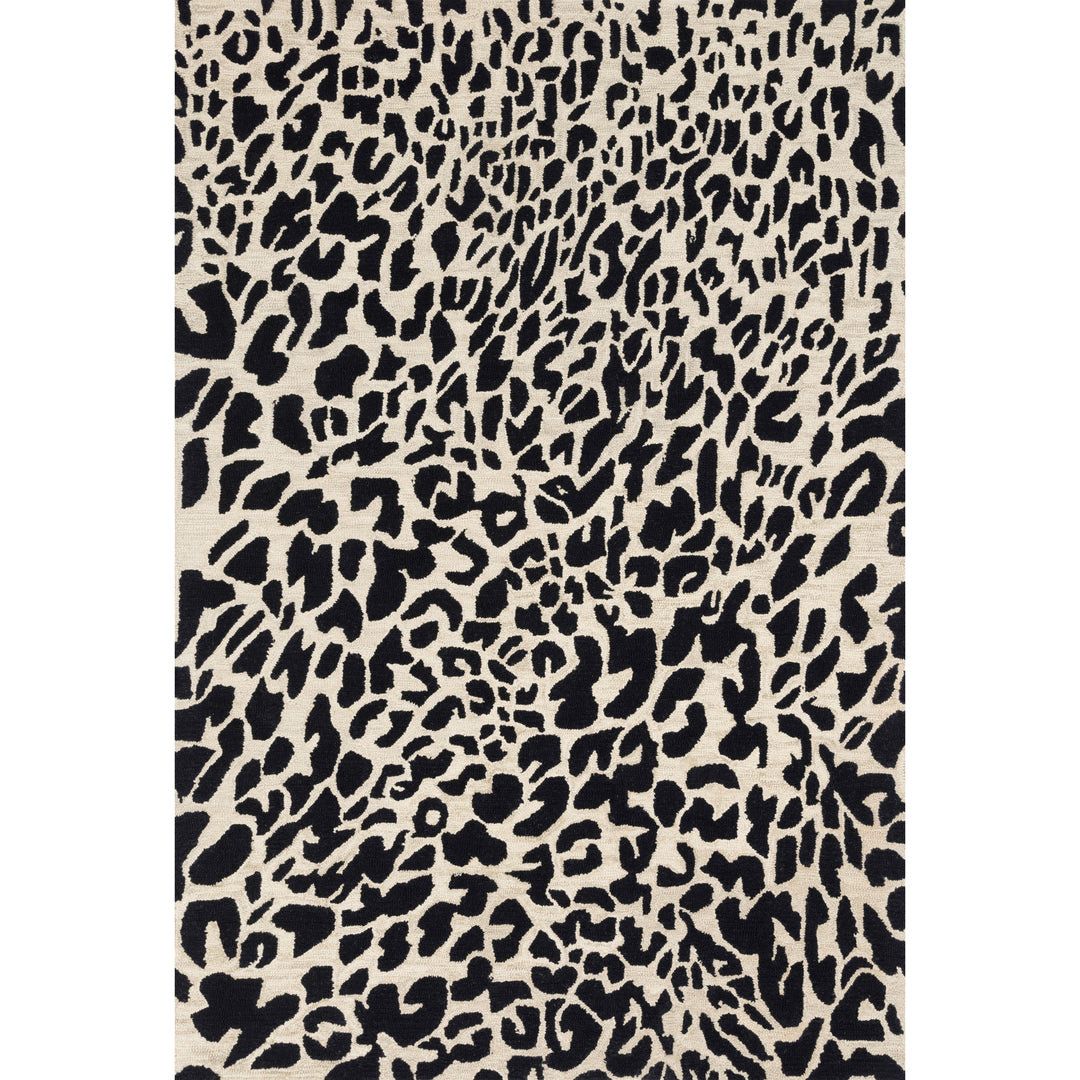 Loloi Masai Black / Ivory 2'-6" x 7'-6" Runner Rug