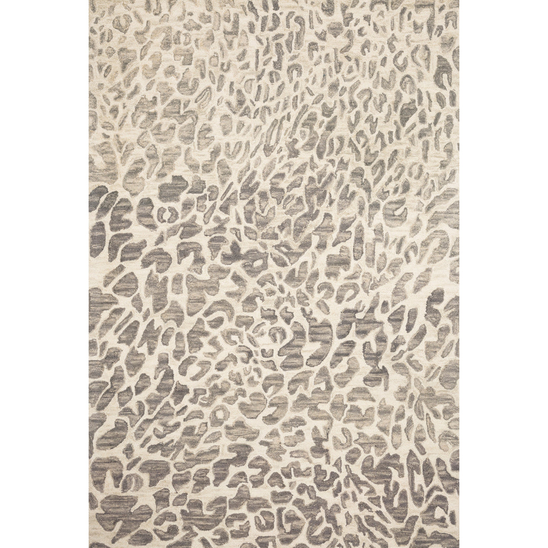 Loloi Masai Grey / Ivory 18" x 18" Sample Rug