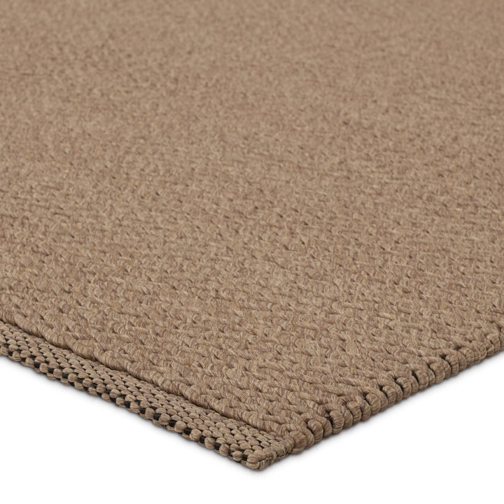 Jaipur Living Ryker Handmade Indoor/Outdoor Solid Taupe Area Rug (9'X12')