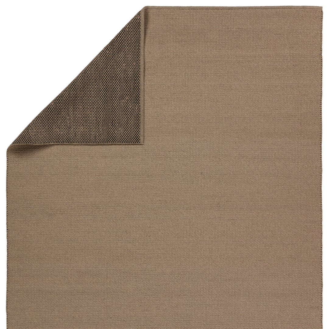 Jaipur Living Ryker Handmade Indoor/Outdoor Solid Taupe Area Rug (8'X10')