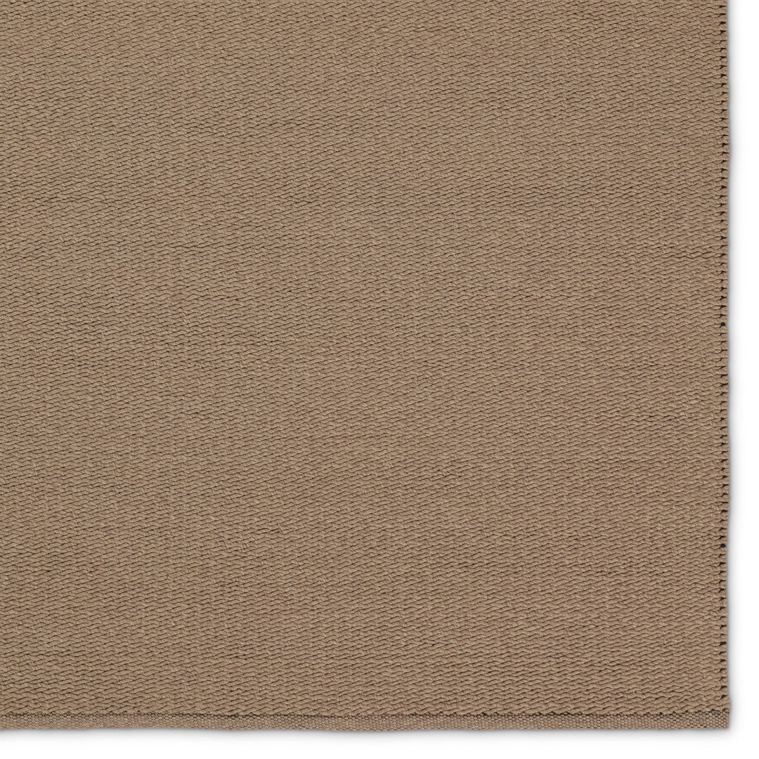 Jaipur Living Ryker Handmade Indoor/Outdoor Solid Taupe Area Rug (8'X10')