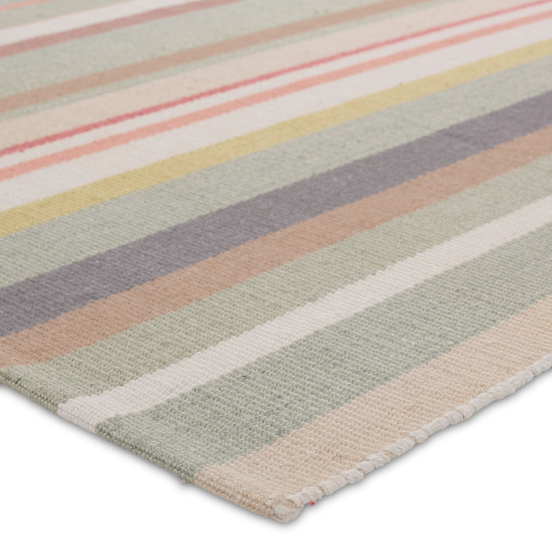 Vibe by Jaipur Living Viviana Handmade Striped Multicolor/Pink Runner Rug (3'X8')