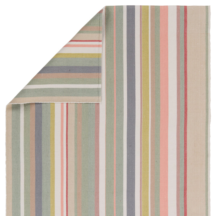 Vibe by Jaipur Living Viviana Handmade Striped Multicolor/Pink Runner Rug (3'X8')