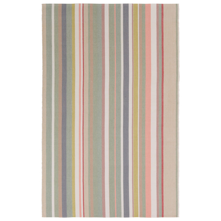 Vibe by Jaipur Living Viviana Handmade Striped Multicolor/Pink Area Rug (5'X8')